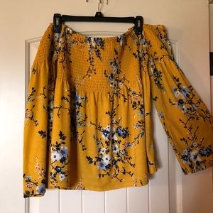 Xhilaration off the shoulder top